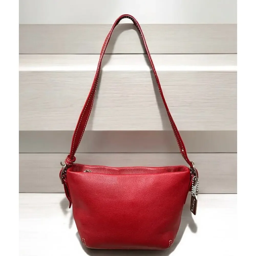 Y2K Coach Leather Demi Bag